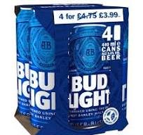 Bud Light Beer 4 x 440ml